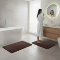 thumbnail image 6 of Somerset Home 2-Piece Memory Foam Striped Bath Mat Set, 6 of 7