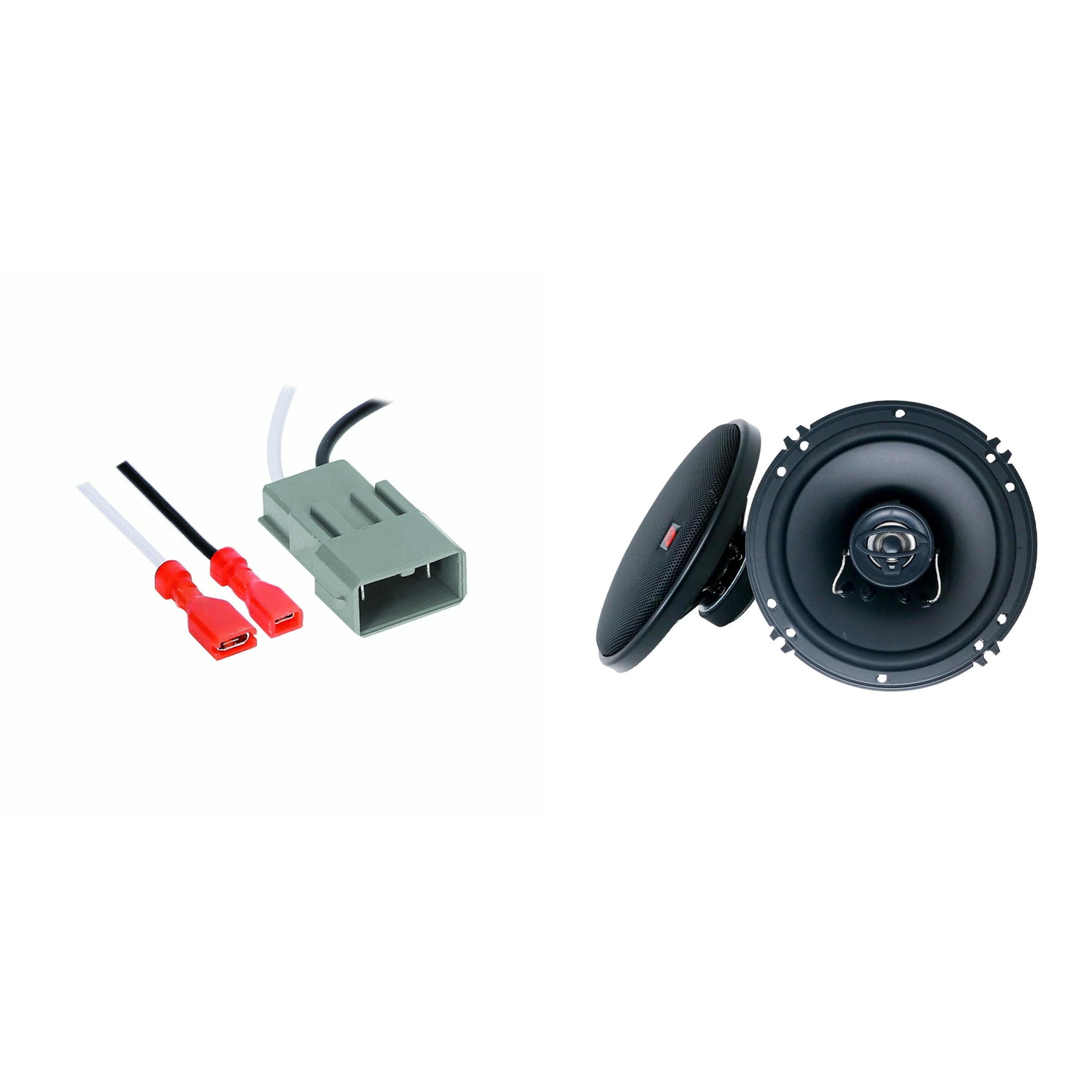Cerwin Vega XED62 Speakers 6.5 inch for Honda Civic 2002-2020 Upgrade Kit - One Pair of XED Series with Harness, Coaxial 6 1/2 Car Audio Front Door or Rear Deck Speakers