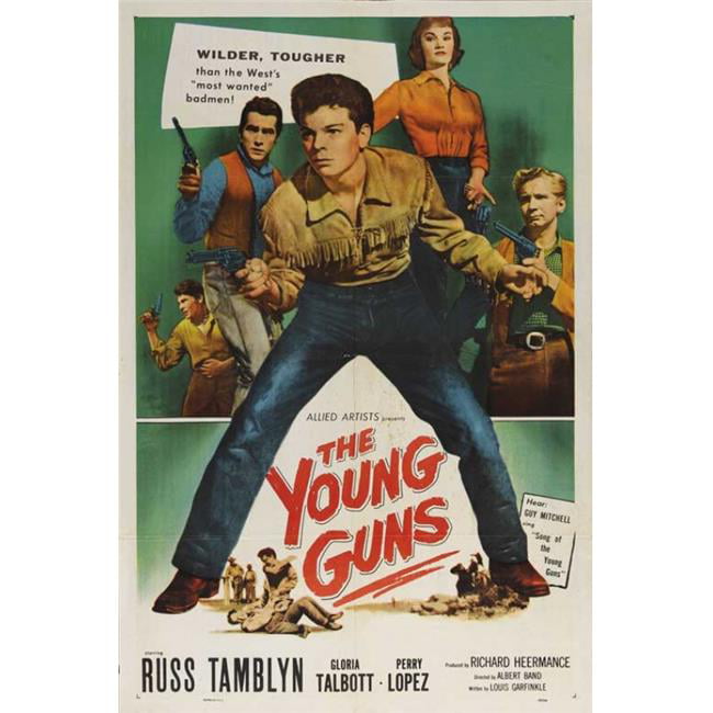 Posterazzi Movab The Young Guns Movie Poster 27 X 40 In Walmart Com Walmart Com