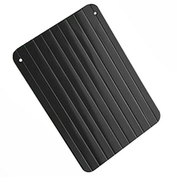 Food Defrosting Tray Stripes Metal Safe Rapid Thawing Plate Meat