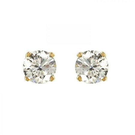 Foreli 0.73CTW Diamond 14K Yellow Gold Earrings