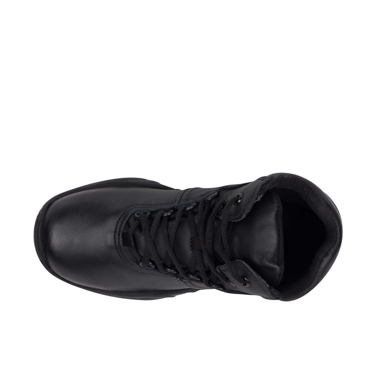 Reebok Womens Black Leather Work Boots Postal Express Chukka  display picture 1