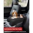 thumbnail image 6 of KBH Center Console Cover for 2015-2020 Ford F150 Accessories, 2017-2022 F250 F350 F450/2018-2024 Expedition, Middle Console Lid Armrest Cover Protector, Washable Fabric Black, 6 of 8