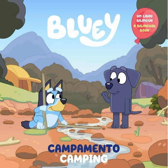 Bluey Bluey: Camping/Campamento (Bilingual English-Spanish Edition), (Paperback)