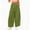 Army Green women polka dot wide leg pants a1, variant on Cagogo Women's Polka Dot Wide Leg Trousers Elastic Waist Casual Loose Long Pants with Pockets Travel Beach Work Lounge Palazzo Pants Summer Fashion Clothes, Pink M