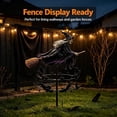 thumbnail image 6 of Mivyn The Enchanted Witch Garden Wind Spinner, Metal Halloween Yard Art Outdoor Decor, Outdoor Garden Stake Decoration, Halloween Lawn Ornament, for Garden Patio Pathway Fall Decorations (2PCS), 6 of 6
