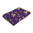 thumbnail image 5 of Zufioo Mardi Gras and Donuts Print Silver Fox Fleece Beach Towel 27.5x55in, Super Absorbent Bath Towel, Suitable for Adult Beach, Swimming Pool and Home Use-One Size, 5 of 6
