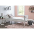 thumbnail image 5 of Channon kids Twin Over Full Bunk Bed with Built-In Ladder, White, 5 of 16