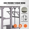 thumbnail image 5 of 7-Tier Outdoor Catio Enclosure for Cats, Large Cat House with 5 Platforms, 2 Sleeping Boxes & Wide Front Door, 71.2x34.6x66.5 Inch, 5 of 7