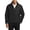 True Black/True Black, variant on Just Blanks Challenger II Jacket Two Way Zipper Hidden Zippered Chest Pocket And Open Hem, True Black/True Black, 4XL