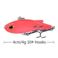 thumbnail image 2 of Anzuelos triples de cebo artificial de 4g y 4 cm, señuelos VIB duros, aparejos de pesca (estilo B) Ehuebsd Para estrenar, 2 of 8