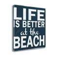 thumbnail image 2 of Tangletown Fine Art 'Beach' Textual Art on Wrapped Canvas, 2 of 2