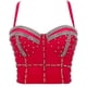 thumbnail image 3 of Top de tubo con cuentas y diamantes brillantes, ropa exterior moldeadora de espina de pescado, corsé, barra de ducha, ropa de rendimiento, 3 of 6