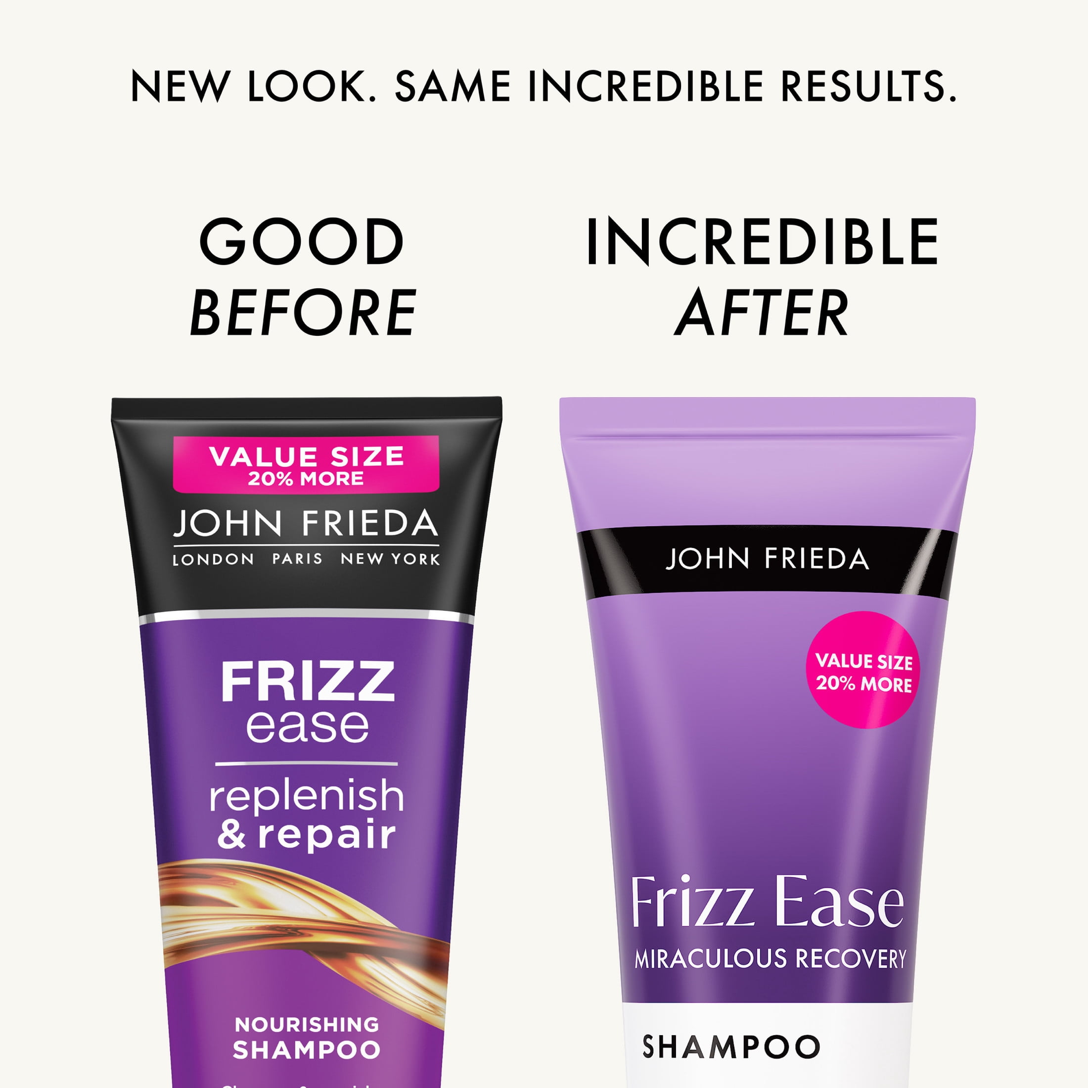 John Frieda Frizz Ease Miraculous Recovery Shampoo for Frizzy Hair, Anti-Frizz Shampoo, 10.1 fl oz