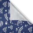 thumbnail image 4 of Ambesonne Floral Window Valance, Simple Flowers Leaves, 54" X 18", Dark Sky Blue Marigold, 4 of 5