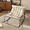 White, variant on Rocking Chair with Side Pockets, Extra-Wide Upholstered Gliding Chair, Comfort Accent Nursery Chairs Lounge Recliner for Living Room, Nursing (White)