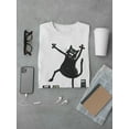 thumbnail image 3 of Color Sketch Of Monster Cat T-Shirt Men -Image by Shutterstock, Male 3X-Large, 3 of 4