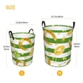thumbnail image 5 of Easygdp Watercolor St Patrick Day Large Dirty Clothes Hamper, Lightweight Storage Basket, Household Laundry Bag with Handle - Small, 5 of 8