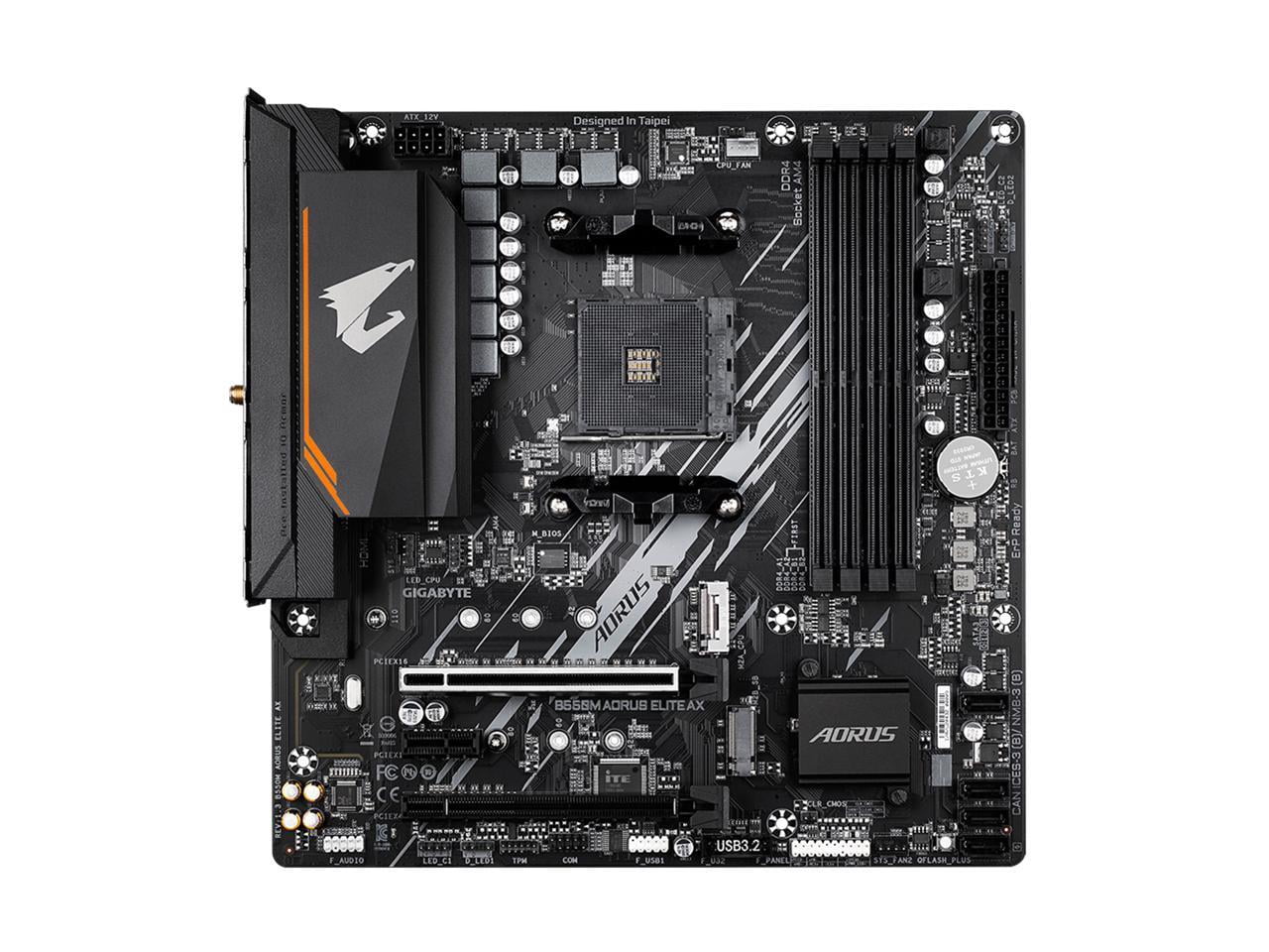 Aorus Ultra Durable Desktop Motherboard - AMD B550 Chipset - Socket AM4 - Micro ATX (b550maoruseliteax)