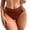 Brown, variant on Panties for Women,Low Waist Thong Underwear Breathable Comfortable Lace Design Pure Non Marking Half Style,Womens Underwear,Red,S