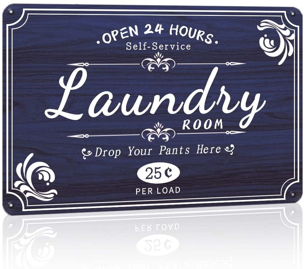 Vintage Laundry Signs for Laundry Room Decor, Laundry Room Sign for