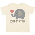 thumbnail image 3 of Inktastic Loved by My Gigi Grandma Boys or Girls Toddler T-Shirt, 3 of 5