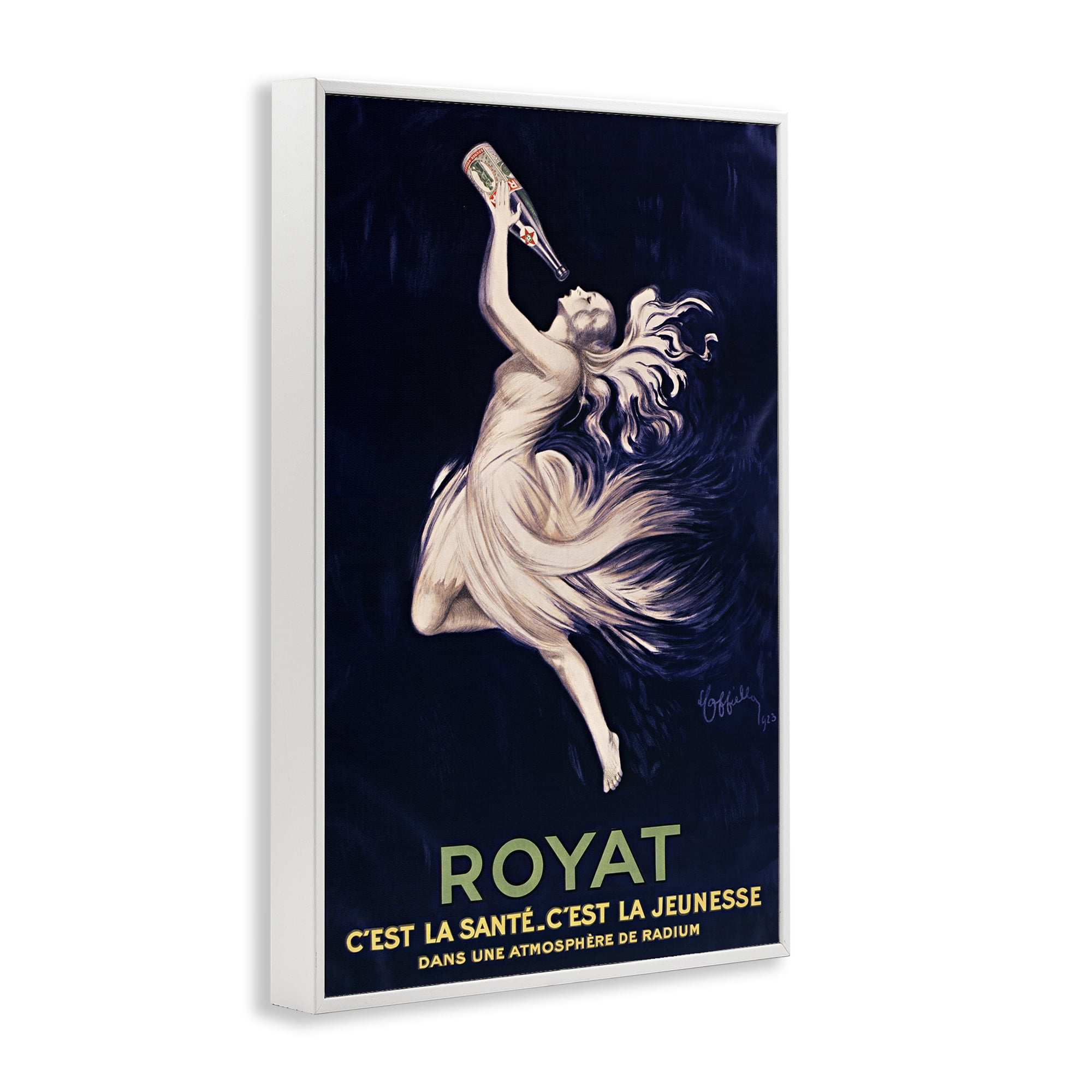 Stupell Industries Royat 1923 Advertisement White Framed Giclee Art, design by Leonetto Cappiello