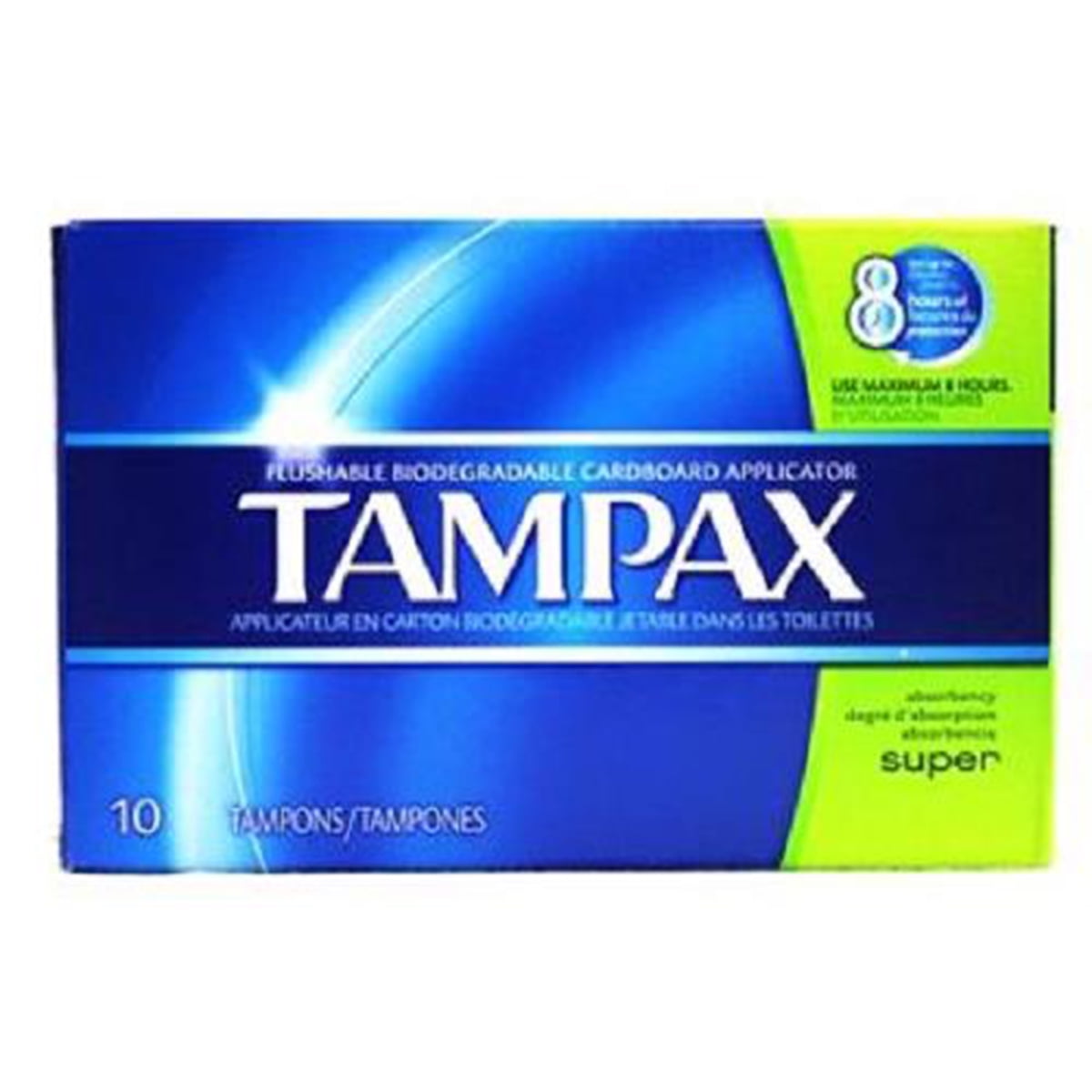 Product Of Tampax, Super Tampons (Green) Unscented, Count 1 Feminine