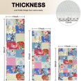 thumbnail image 4 of Patchwork Pioneer Flower Kitchen Rugs Sets Of 3,Kitchen Runner Rugs Non Skid Washable,Decorative Kitchen Floor Mats for Kitchen,Sink,Laundry,17"x30"+ 17"x47" + 17"x59", 4 of 6