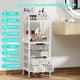 thumbnail image 4 of Carrito organizador de maquillaje HaPirm con 4 cajones y ruedas, 4 of 9