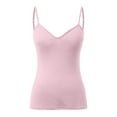 thumbnail image 4 of Daznico Women's Shelf Bra Camisole - Adjustable Spaghetti Strap Tank Top with Built-In Bra,for Size L, 4 of 6