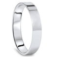 thumbnail image 2 of Pompeii 4mm Flat High Polished Wedding Band 14K White Gold (,), 2 of 2