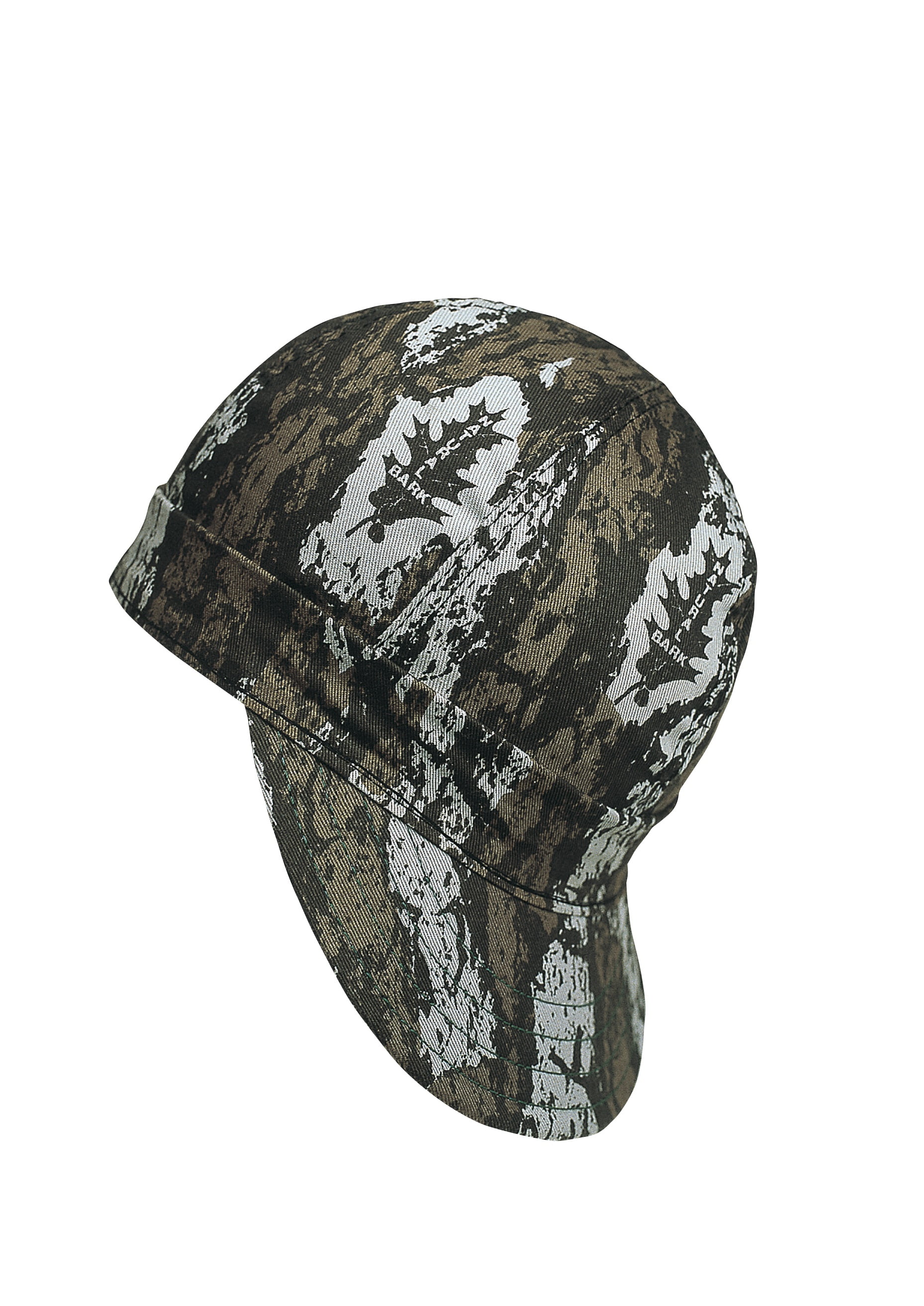 Kromer Bark Camo Style Welder Cap, Cotton, Length 5", Width 6