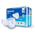 thumbnail image 2 of Attends Advanced Adult Incontinence Brief Regular Heavy Absorbency Contoured, DDC25, Severe, 20 Ct, 2 of 9