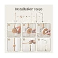 thumbnail image 5 of Baby Crib Mobile Arm - Wooden Mobile Arm Compatible Crib Mobile Hanger Compatible Crib Baby Girl Nursery, 5 of 5