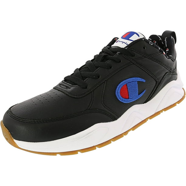 Champion - Champion Men's 93Eighteen Black Ankle-High Leather Sneaker - 10.5M - Walmart.com