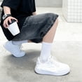 thumbnail image 3 of Lullu Boys Ripped Denim Shorts Trendy Jorts Knee Length Jean Shorts, Sizes 4-14, 3 of 4