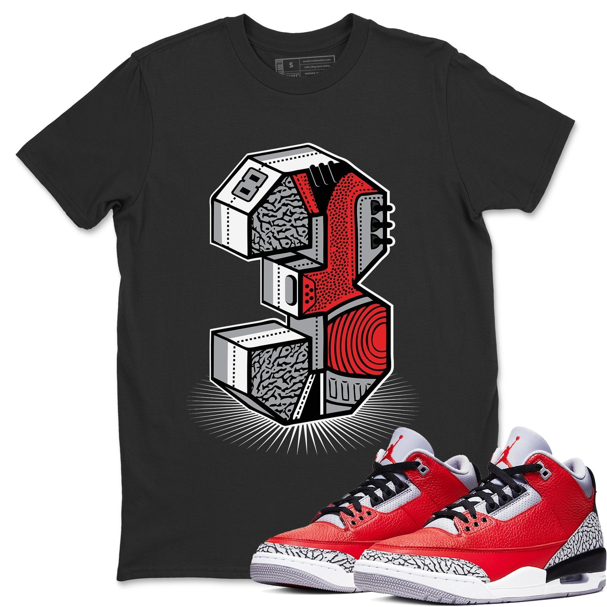 shirts for fire red 3s