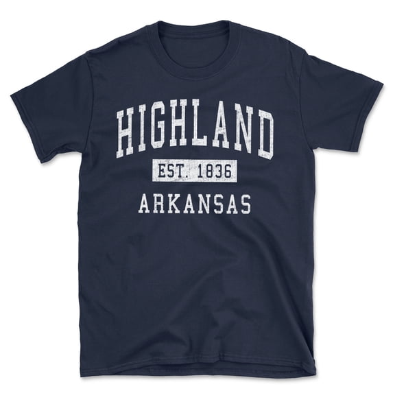 Highland Arkansas Classic Established Men's Cotton T-Shirt