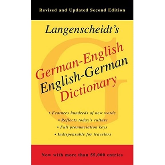 Pre-Owned Langenscheidt's German-English Dictionary Paperback