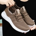 thumbnail image 4 of Zapatillas deportivas de malla transpirables para mujer, informales, con cordones, cómodas, deportivas, a la moda para estudiantes, 4 of 8