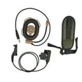 thumbnail image 2 of Auriculares De Casco De Motocicleta Unilateral Ajustable Con PTT U94 Para MOTOROLA XIR P8268 DP4400 - Marrón, 2 of 10