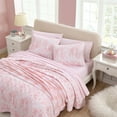 thumbnail image 3 of Betsey Johnson Butterfly Ombre Pink Brushed Microfiber Full/Queen Quilt Set, 3 of 9