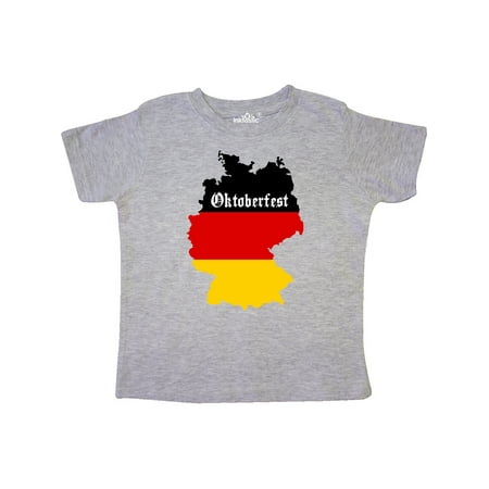 

Inktastic Oktoberfest Germany Map Flag 2 Gift Toddler Boy or Toddler Girl T-Shirt