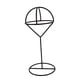 thumbnail image 5 of Exhibidor de gorras, elegante estante de hierro, decoración estable y ligera. Negro y L, 5 of 9