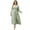 green yellow, variant on Women Plus Size V Neck Wrap Maxi Dress High Waist Ruffle Summer Casual Dress with Belt Long Sleeve
