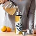 thumbnail image 4 of 20 Oz Boho Abstract Art Coffee Tumbler Double Wall Insulated Stainless Steel Water Bottle | Metal Reusable Thermoses Flask with Cup Cap | Leak & Sweat Proof with Anti-Dust Lid, 4 of 7