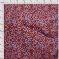 thumbnail image 4 of oneOone Rayon Maroon Fabric Asian Block Sewing Craft Projects Fabric Prints By Yard 56 Inch Wide, 4 of 4