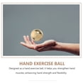 thumbnail image 3 of Luxshiny 2Pcs Decorative Golden Brass Hand Exercise Balls for Table Display and Muscle Training, 3 of 6
