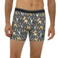 thumbnail image 6 of Sigee Bulldog Print for Men's Boxer Briefs,Moisture Wicking and Breathable Large, 6 of 9